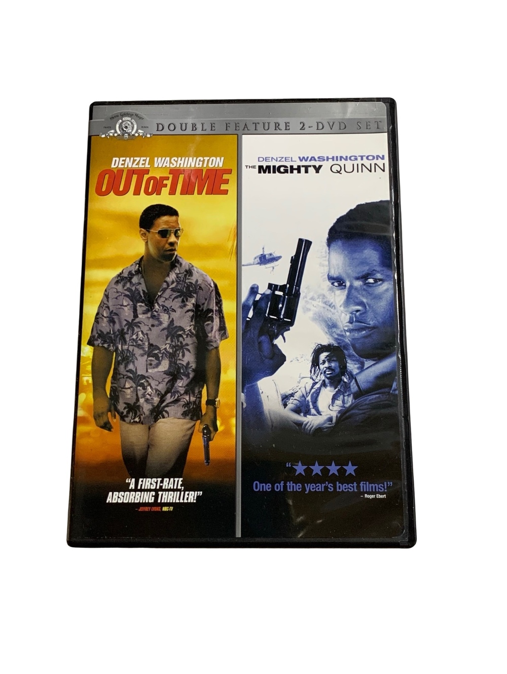 Denzel Washington Double Feature DVD 2-Disc Set Out of Time + Mighty Quinn
